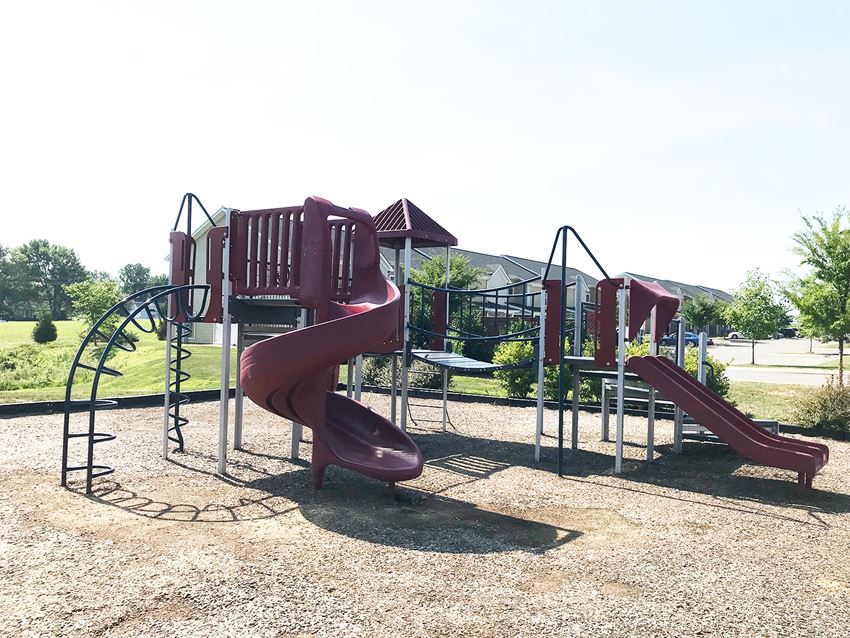 White House Landing Apartments in White House, TN red playground outdoors