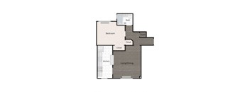 Large One Bedroom Floor Plan at 2231 Ontario, Washington, Washington