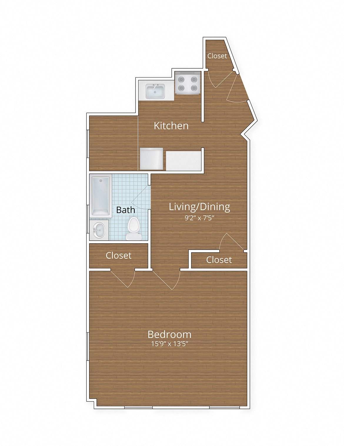 Floor Plans Studio Apartments In Adams Morgan 1 Bedroom