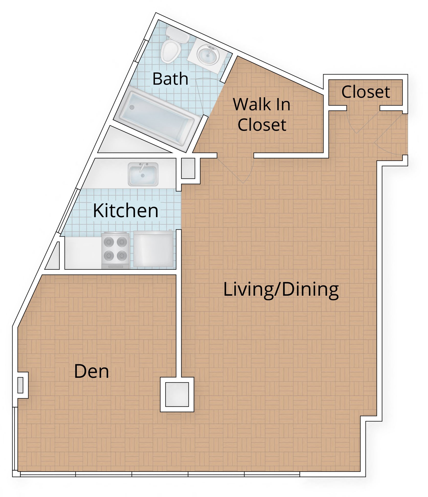 Floor Plans Studio Apartments Adams Morgan 1 Bedroom