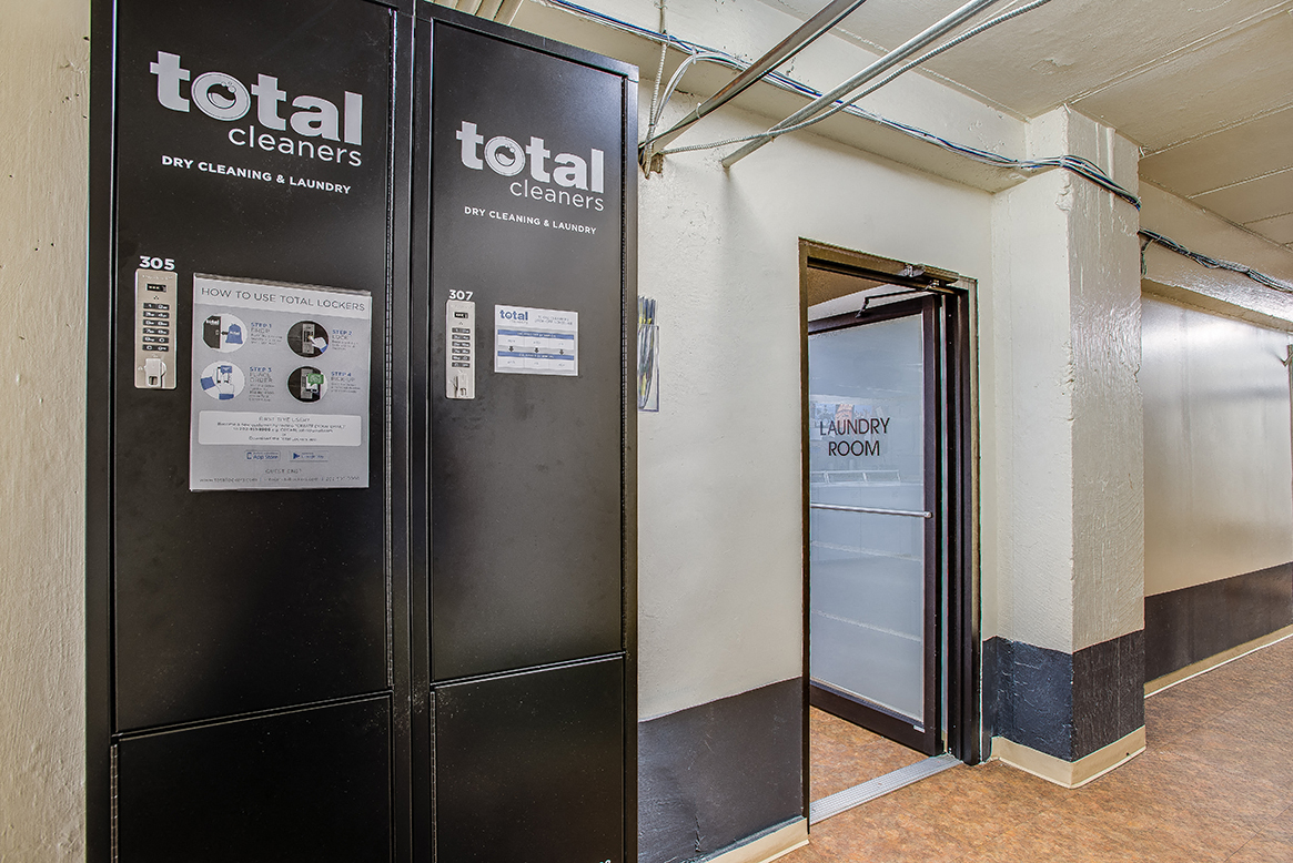 Dry cleaning service at Belvedere, Washington