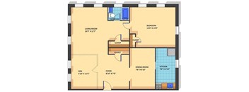 One Bedroom Den