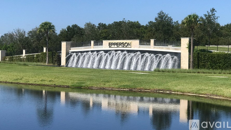 A waterfall with the word "EPPERSON" written on it.
