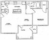 1 bed / 1 bath - A2