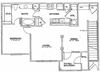 1 bed / 1 bath - A3