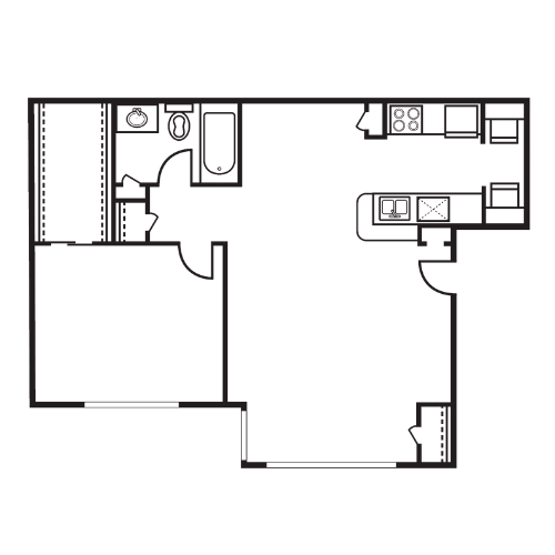 A1 Floor Plan at The Meadows