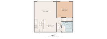 1 Bedroom - Furnished