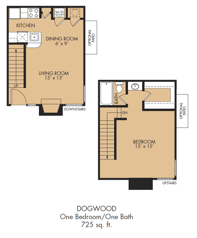 A2 - 1x1 Townhome