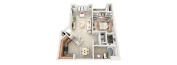 The Aston One Bedroom One Bathroom Apartment