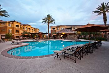 Apts in North Las Vegas with Resort-Style Swimming Pool with Cabanas
