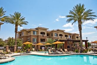 Resort-Style Pool at Centennial at 5th Apartments in Las Vegas 89084