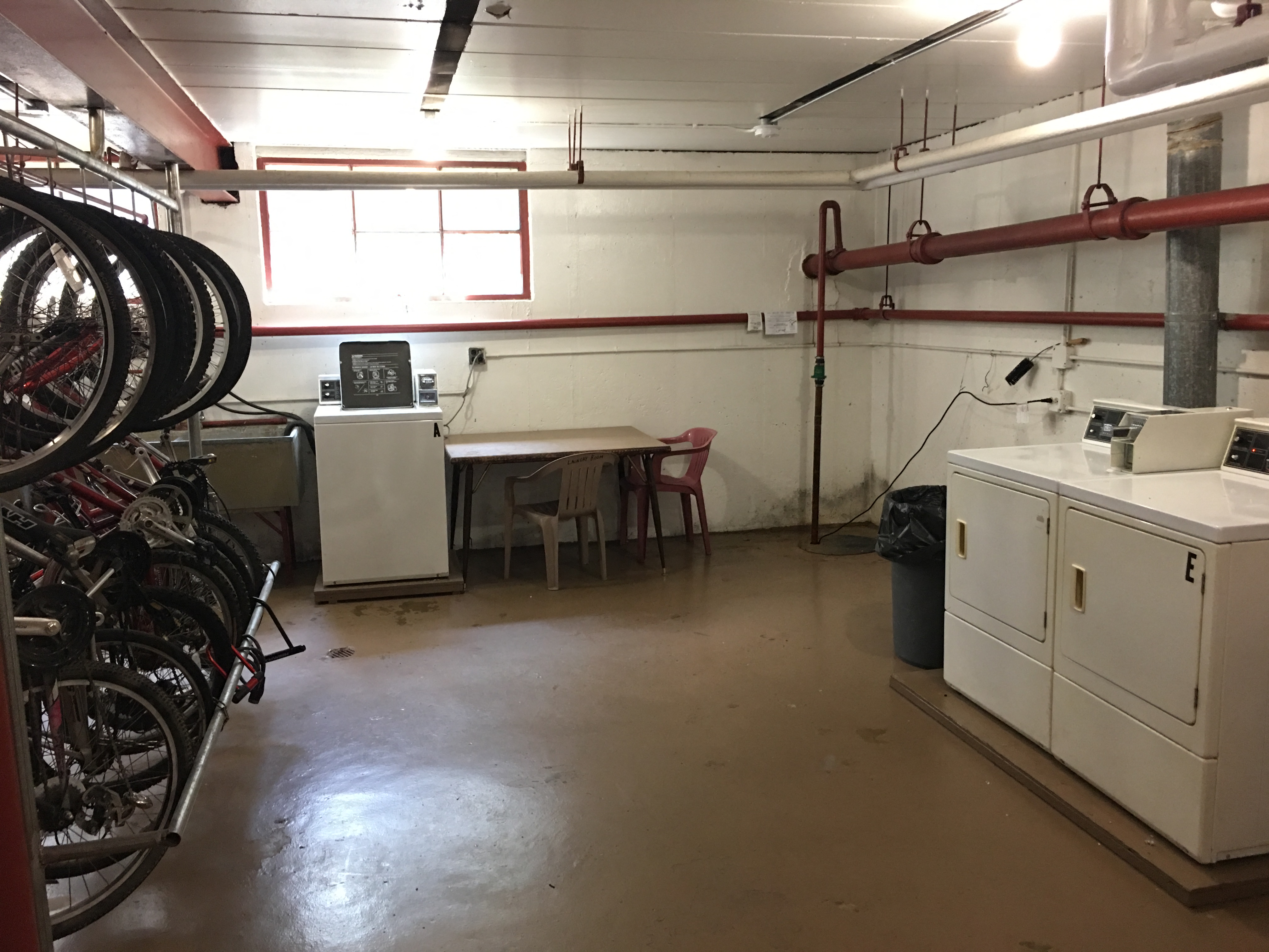 the laundry room is clean and ready for us to use