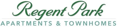 The image is a logo for Regent Park Apartments and Townhomes.