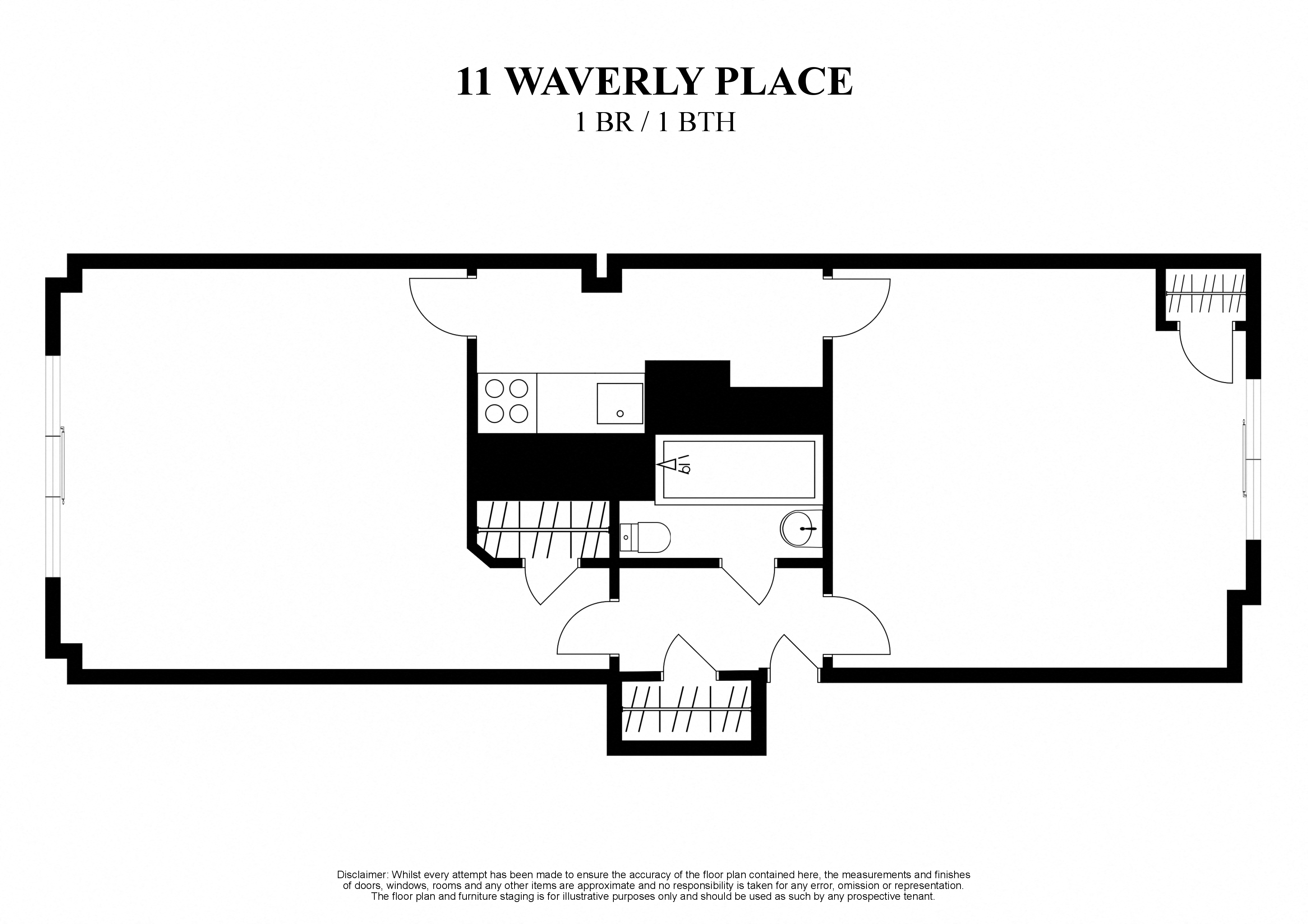 11 WAVERLY PLACE - 1 BR _ 1 BTH - 112_5
