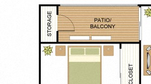 Plan C2 Two Bed Two Bath 908 Sq.ft. FloorPlan Plan C2 Two Bed Two Bath 908 Sq.ft. FloorPlan at Peppermill, Texas, 78148