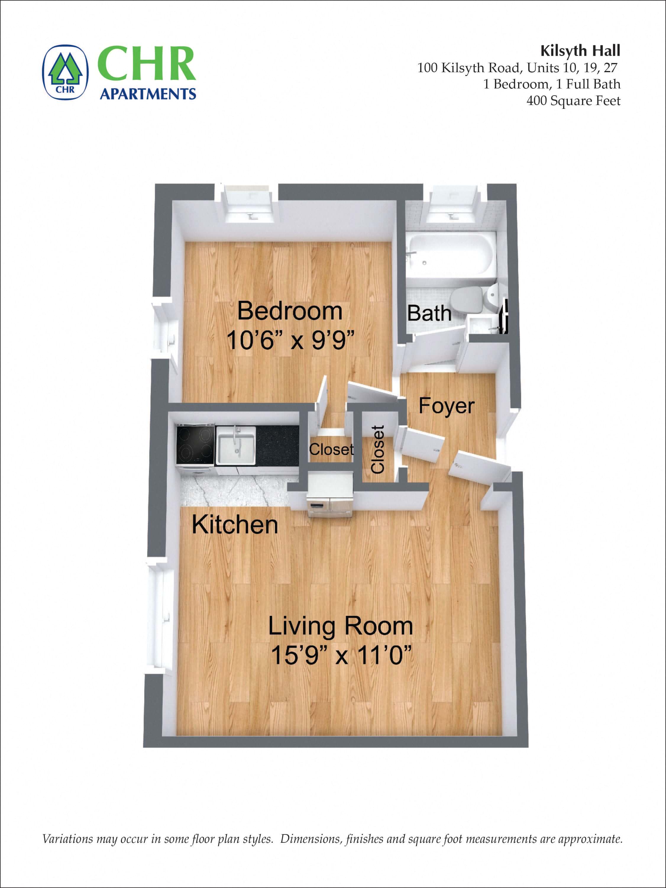 Kilsyth Hall - 1 Bed/1 Bath