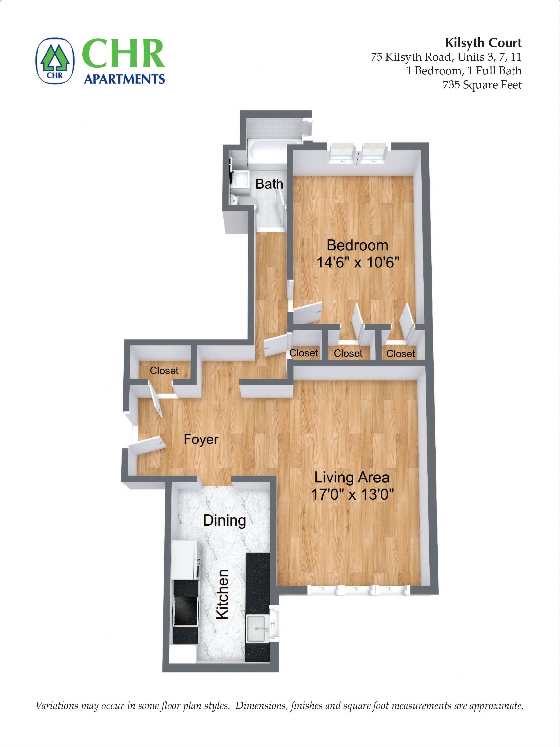 Kilsyth Court Apartments - 1 Bedroom