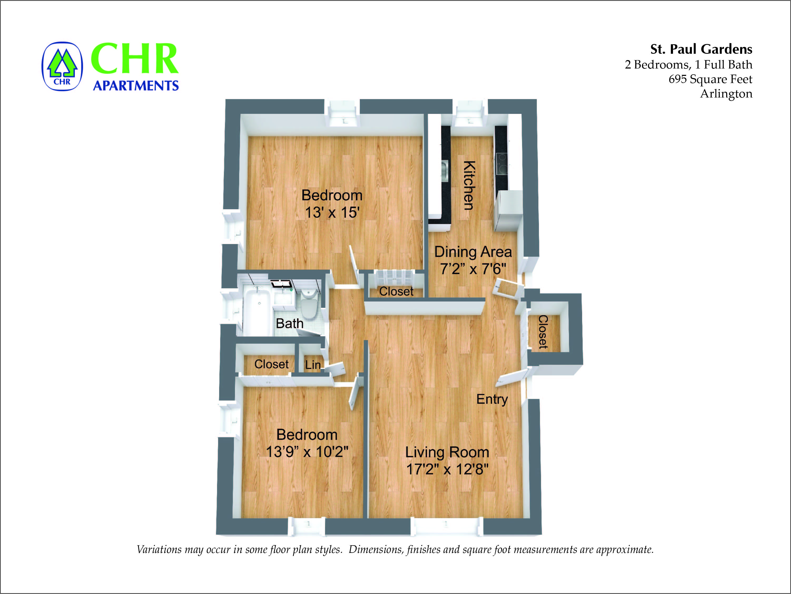 St. Paul Gardens - 2 Bed/1 Bath