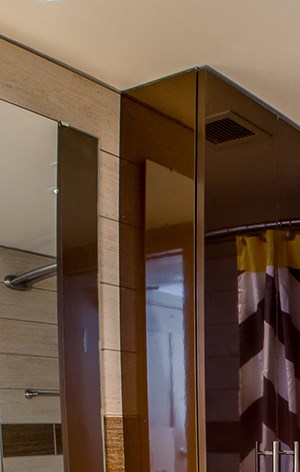 Monet Display Bathroom 6188 McPherson Ave. Studio Apartment for Rent - Photo Gallery 4