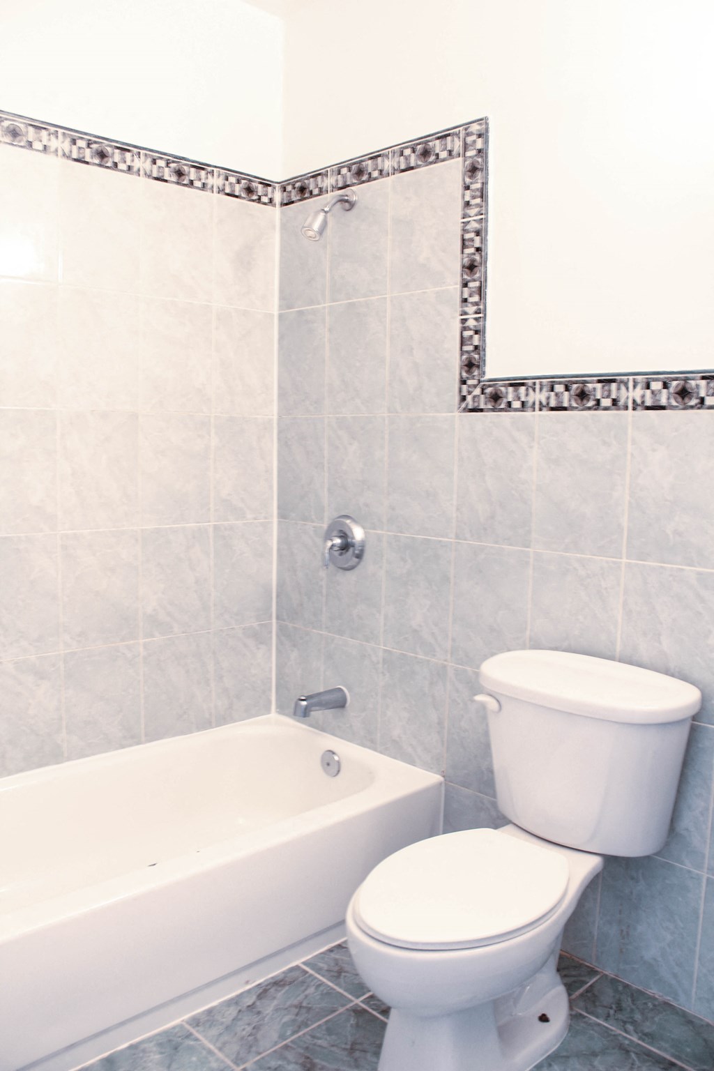 a bathroom with a toilet and a bath tub