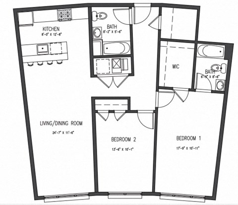 Floor Plan 2 Bedroom