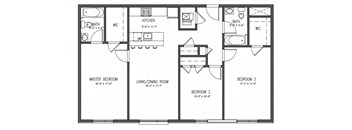3 Bedroom Floor Plan