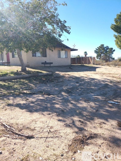 A house with a tree in front of it.