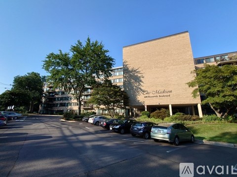 The Madison is a 2017 renovated building with a parking lot in front.