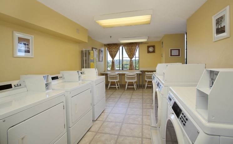 Laundry room at Saint Mary's Plaza in Lynn, MA