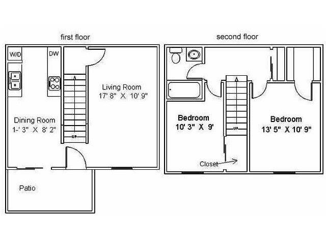 2-Bedroom Townhome