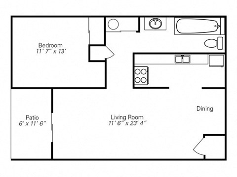 1706-C Lakeview Drive Studio-2 Beds Apartment, Reynoldsburg and East Columbus, Two Bedrooms, Private Patios and Balconies, Pet Friendly for Rent - Photo Gallery 25