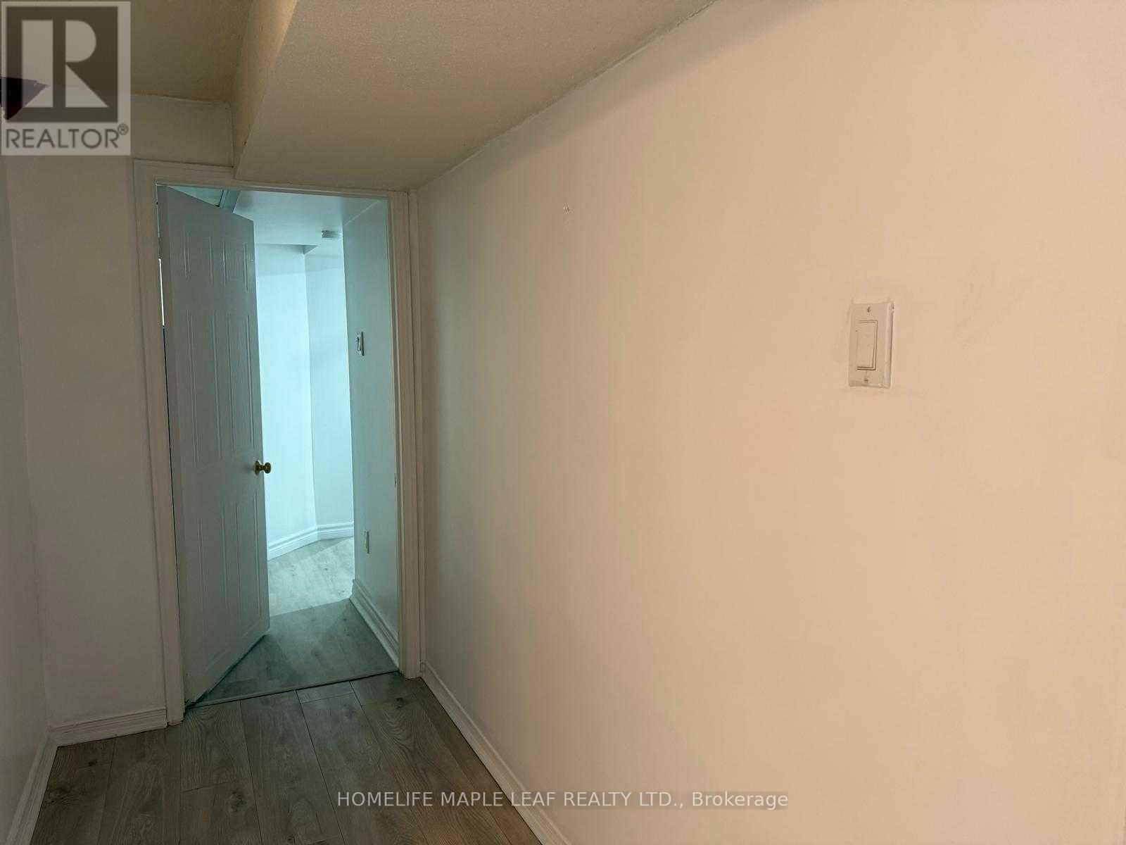 A room with a door leading to another room.
