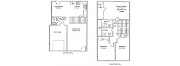 3 Bed- 2.5Bath- Townhome- Reynoldsburg- Hughey Square