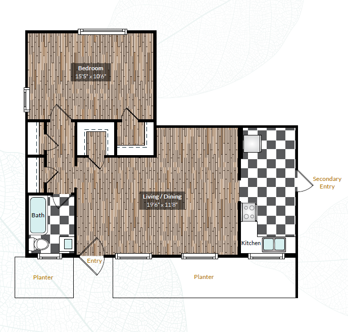 1001 E. Bayaud Avenue Studio-2 Beds Apartment for Rent - Photo Gallery 41