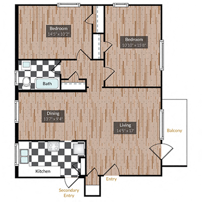 1001 E. Bayaud Ave. Studio-2 Beds Apartment for Rent - Photo Gallery 20