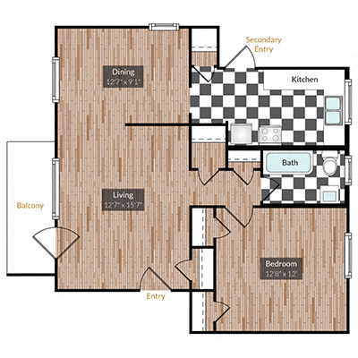 1001 E. Bayaud Ave. Studio-2 Beds Apartment for Rent - Photo Gallery 17