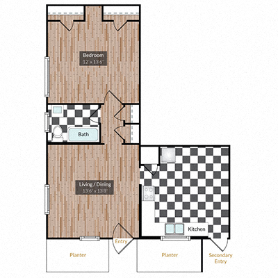 1001 E. Bayaud Ave. Studio-2 Beds Apartment for Rent - Photo Gallery 23