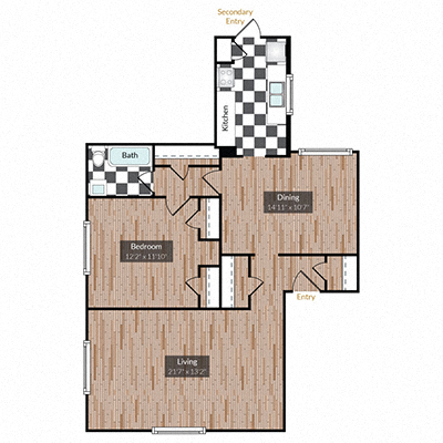 1001 E. Bayaud Ave. Studio-2 Beds Apartment for Rent - Photo Gallery 24