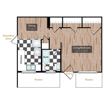 1001 E. Bayaud Ave. Studio-2 Beds Apartment for Rent - Photo Gallery 14