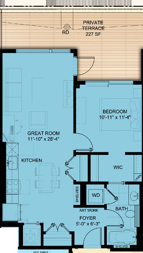 161 Third Street 1 Bed Apartment for Rent - Photo Gallery 4