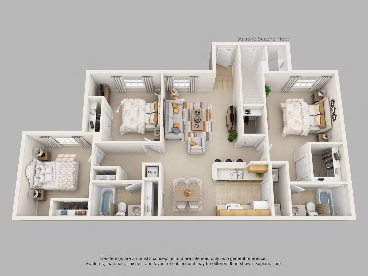 Three bedroom