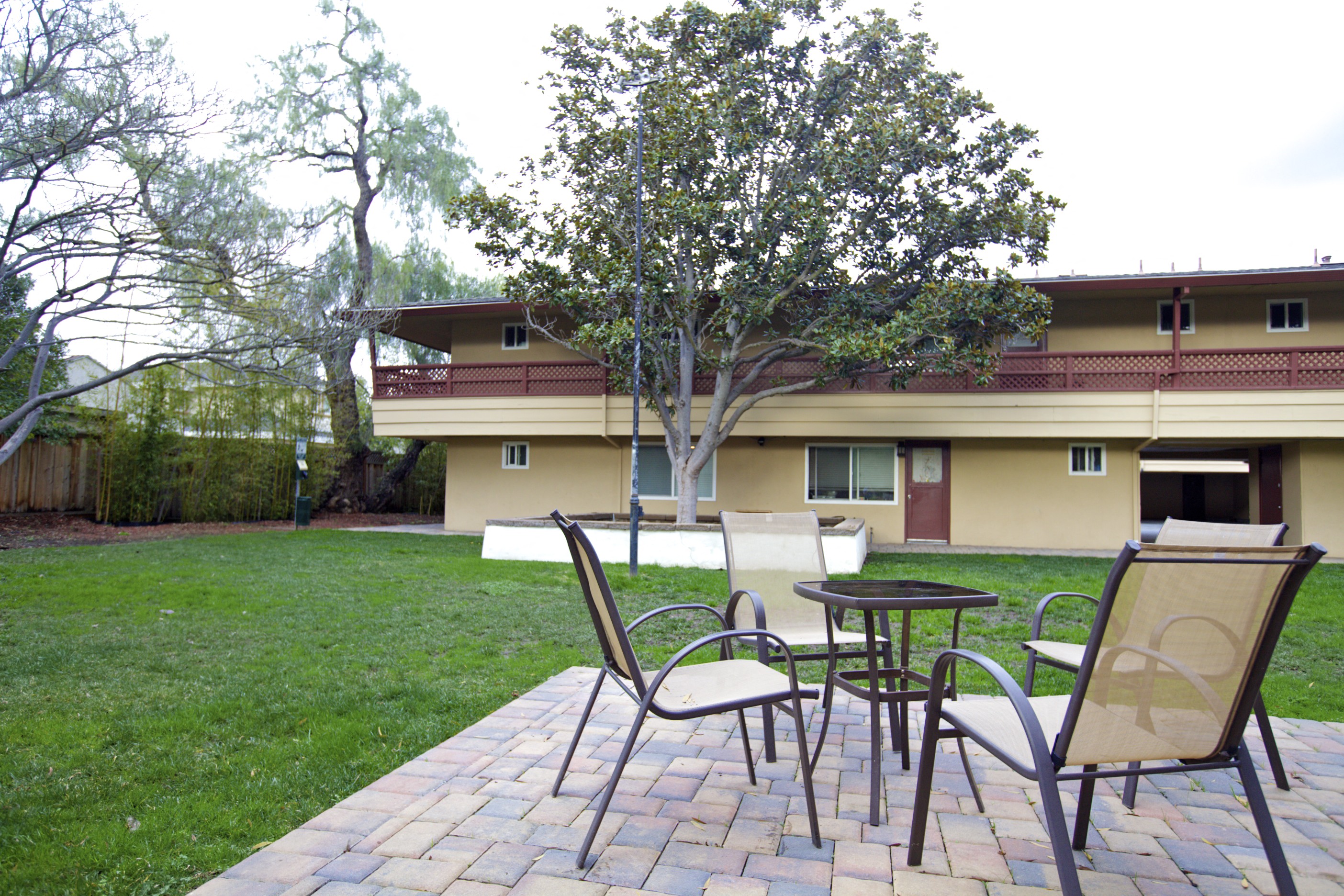 apartment courtyard