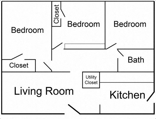 3 bedroom floorplan 3 bedroom floorplan