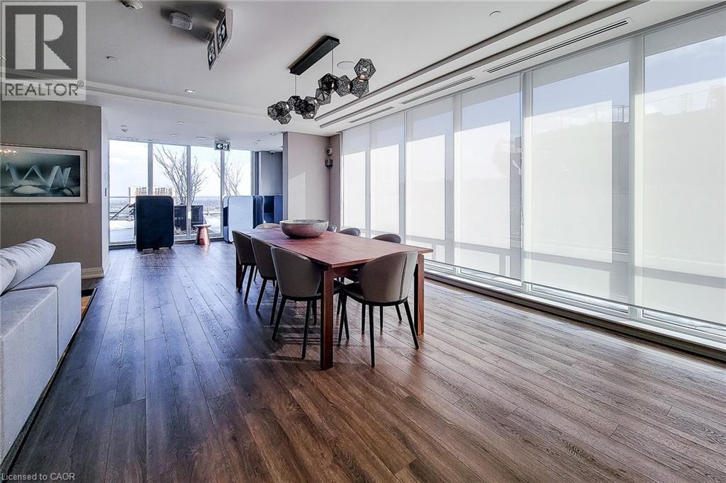 A dining room with a table and chairs is shown.