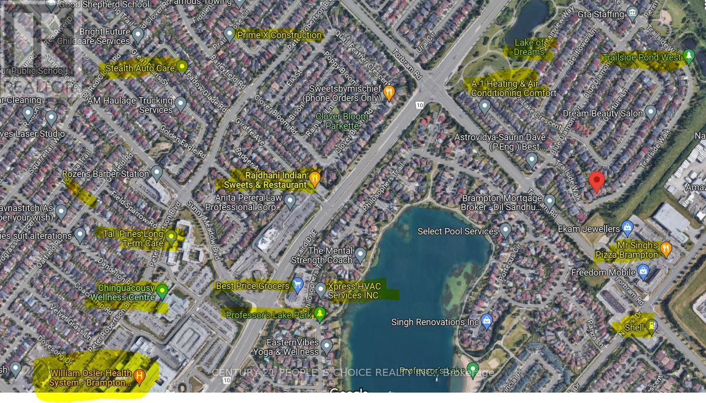 A map with various colored markers and labels such as "Singh Renovations Inc" and "Select Pool Solutions".