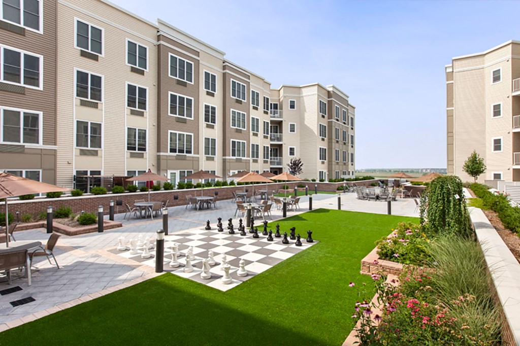 Outdoor Living Spaces at The Monarch, East Rutherford, NJ, 07073