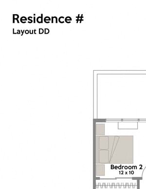 Layout DD-T 2 Bed 2 Bath Floor Plan Layout DD-T 2 Bed 2 Bath Floor Plan at Water's Edge, Harrison