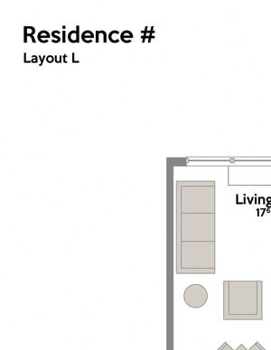 Layout L 1 Bed 1 Bath Floor Plan Layout L 1 Bed 1 Bath Floor Plan at Water's Edge, Harrison