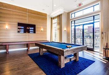 Billiards Lounge Room at Water's Edge, Harrison, New Jersey