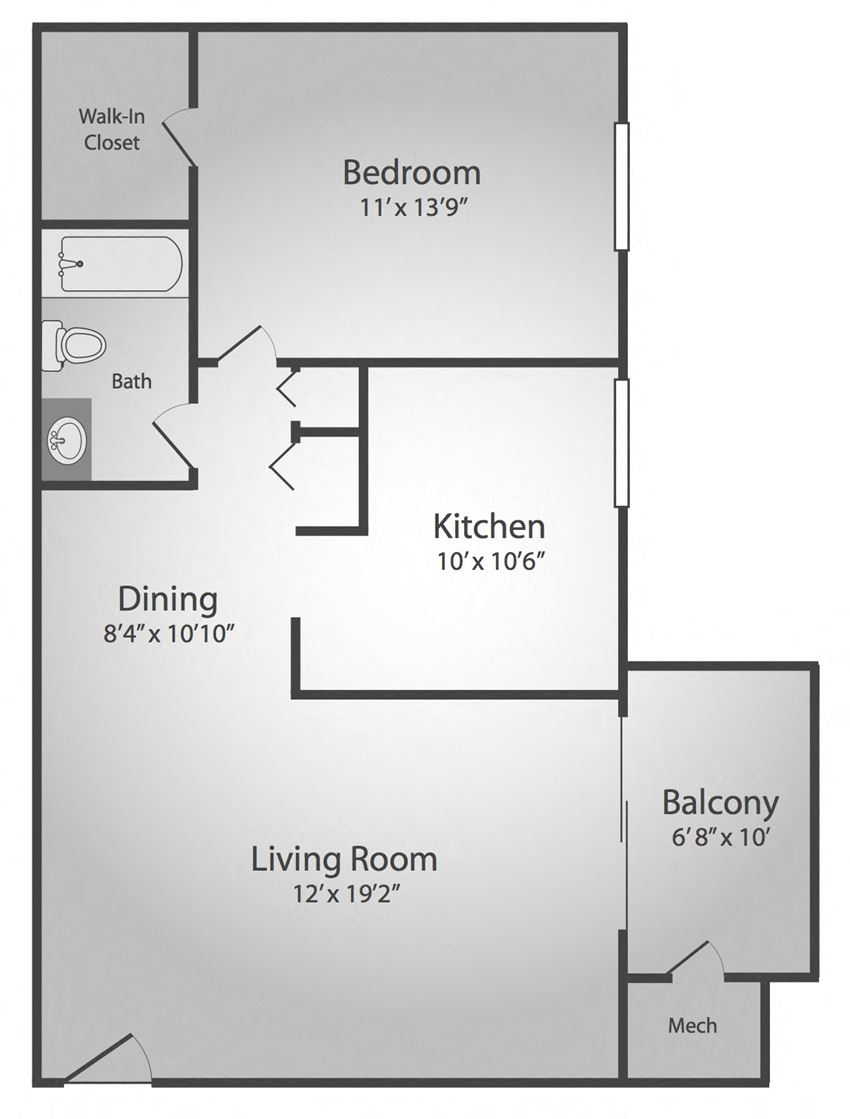 1 Bedroom, 1 Bath